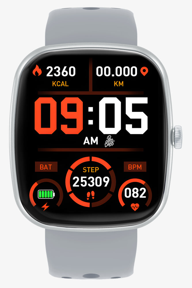 Silver Pro Bass Apex Series Smartwatch