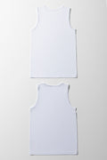 White Essential Vests 2 Pack (2)