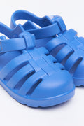 Cobalt Blue Caged Sandals (2)