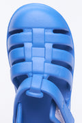 Cobalt Blue Caged Sandals (4)