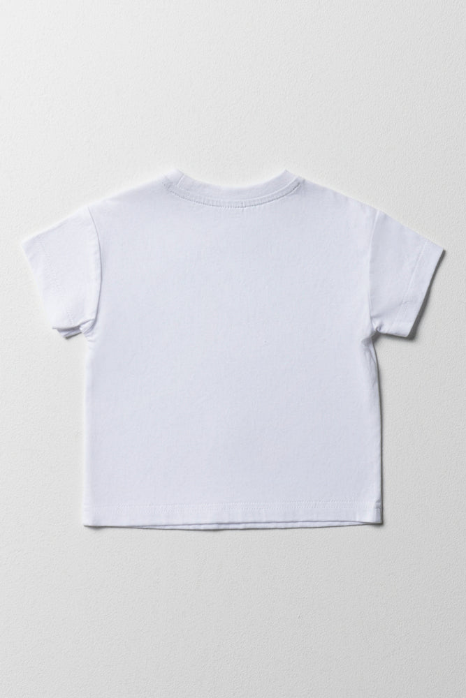 White Short Sleeve Baby T-Shirt (2)