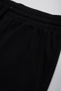 Black Comfortable Knit Shorts (1)