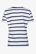 White Black Striped T-Shirt (1)