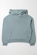 Oil Blue Hooded Pullover