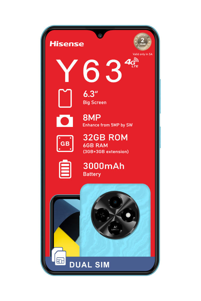 Hisense Y63 Blue Vodacom