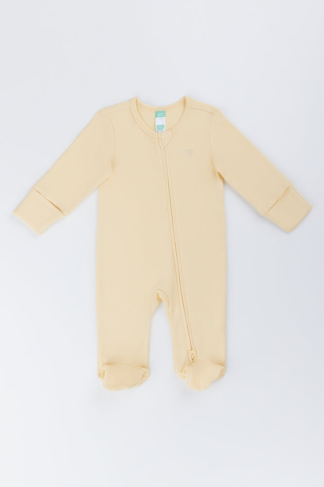 Yellow Cotton Sleepsuit