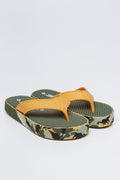 Fatigue Dinosaur Camo Flip Flops