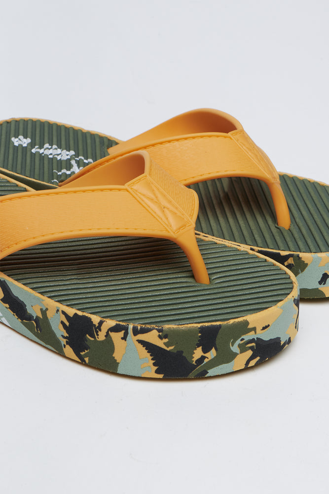 Fatigue Dinosaur Camo Flip Flops (2)