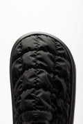 Charcoal Quilted Open Back Slippers (4)