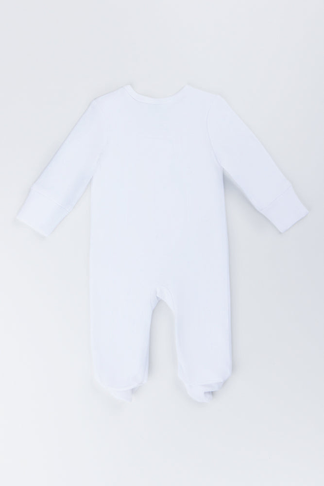 White Cotton Sleepsuit (2)