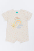 Rainbow Sun Print Romper