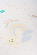 Rainbow Sun Print Romper (1)