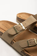 Taupe Toe Post Footbed Sandals (3)