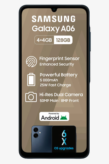 Samsung Galaxy A06 128GB Black MTN