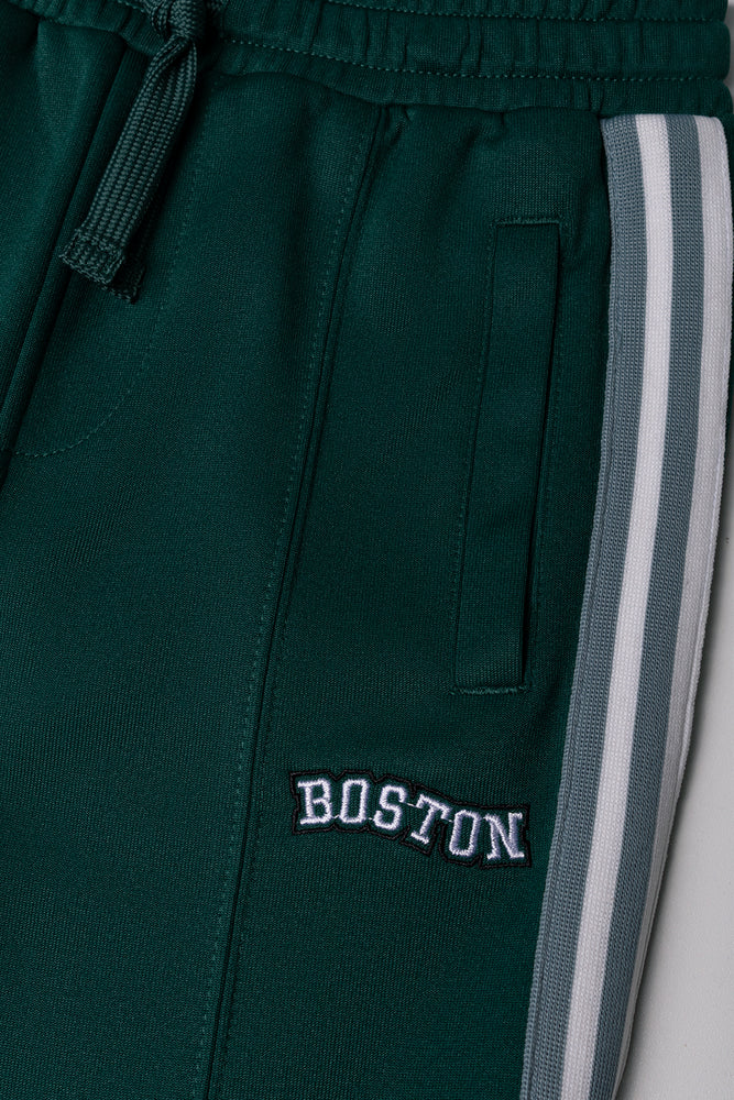 Green Straight Leg Boston Trackpants (1)