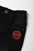 Black Spider-Man Denim Shorts (1)
