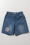 Denim Bermuda Shorts