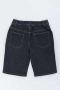 Grey Rip & Repair Denim Shorts (2)