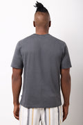 Grey Melange Regular Fit T-Shirt (2)