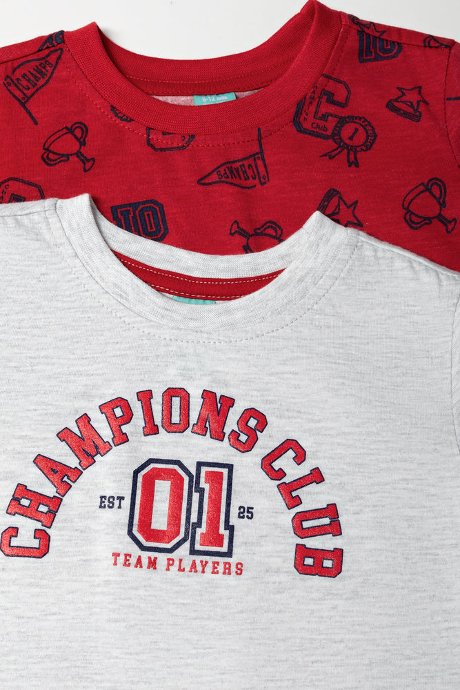 2 Pack Champions Long Sleeve Tops (1)