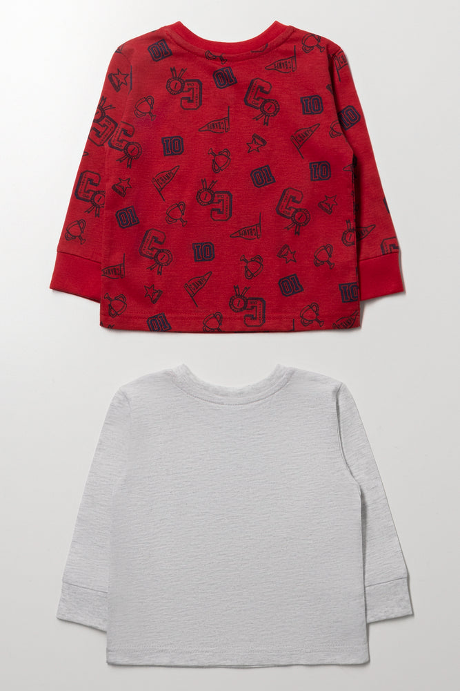 2 Pack Champions Long Sleeve Tops (2)