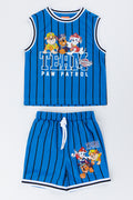 Blue Paw Patrol Printed Set