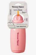 Tommee Tippee Insulated Pink Straw Toddler Cup