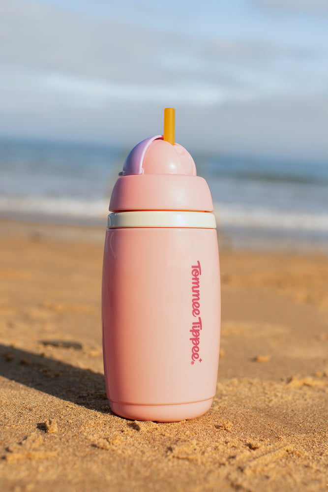 Tommee Tippee Insulated Pink Straw Toddler Cup (4)