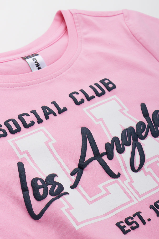 Pink LA Social Club Dress (1)