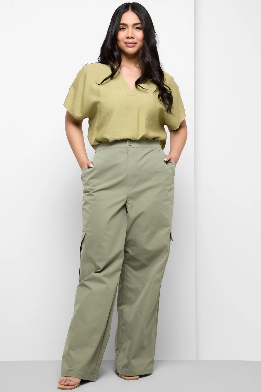 Popover short sleeve top green - Women's Short Sleeve Tops | Ackermans
