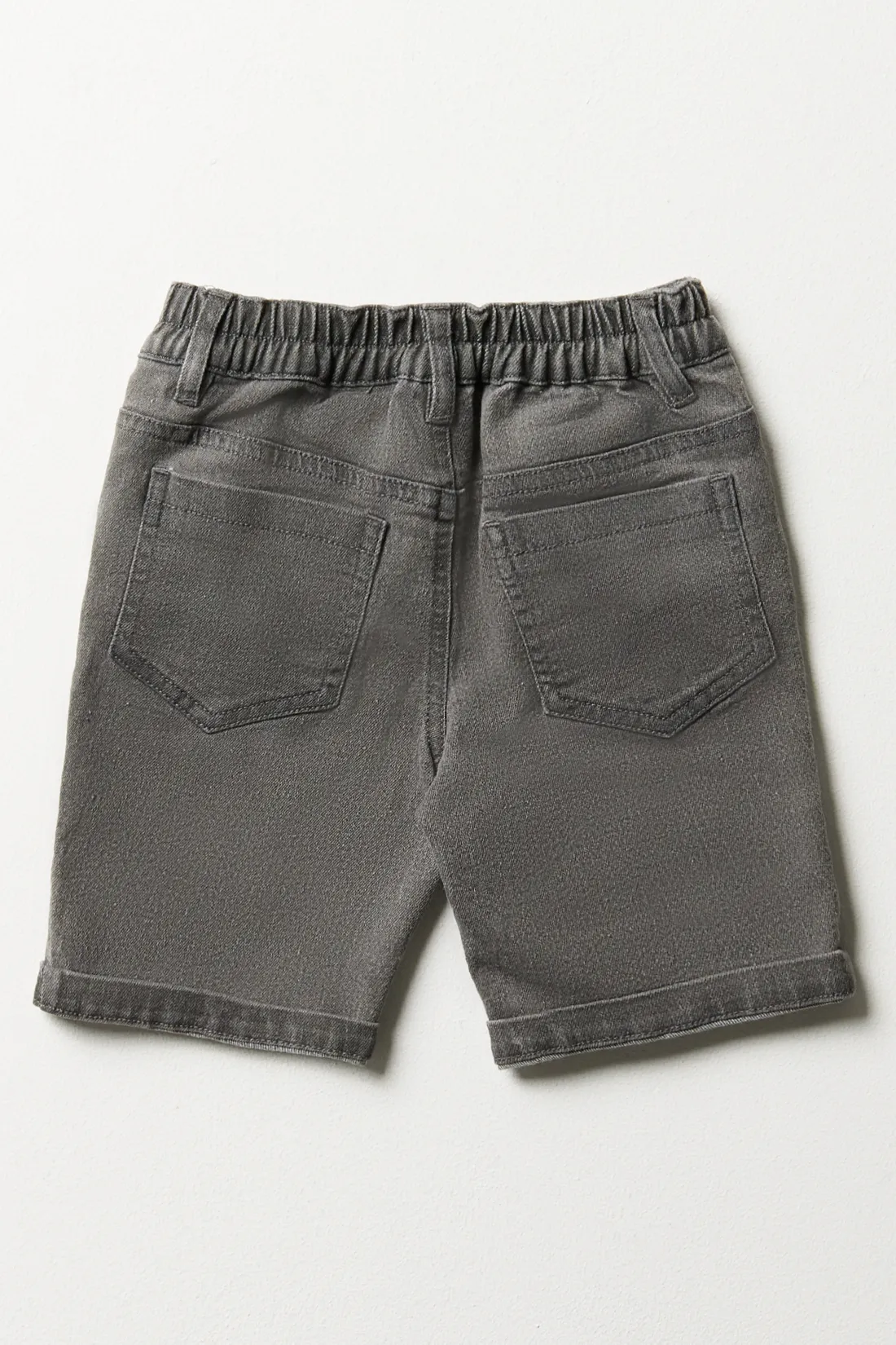 Ripped denim shorts dark grey - BOYS 2-10 YEARS Bottoms & Jeans | Ackermans