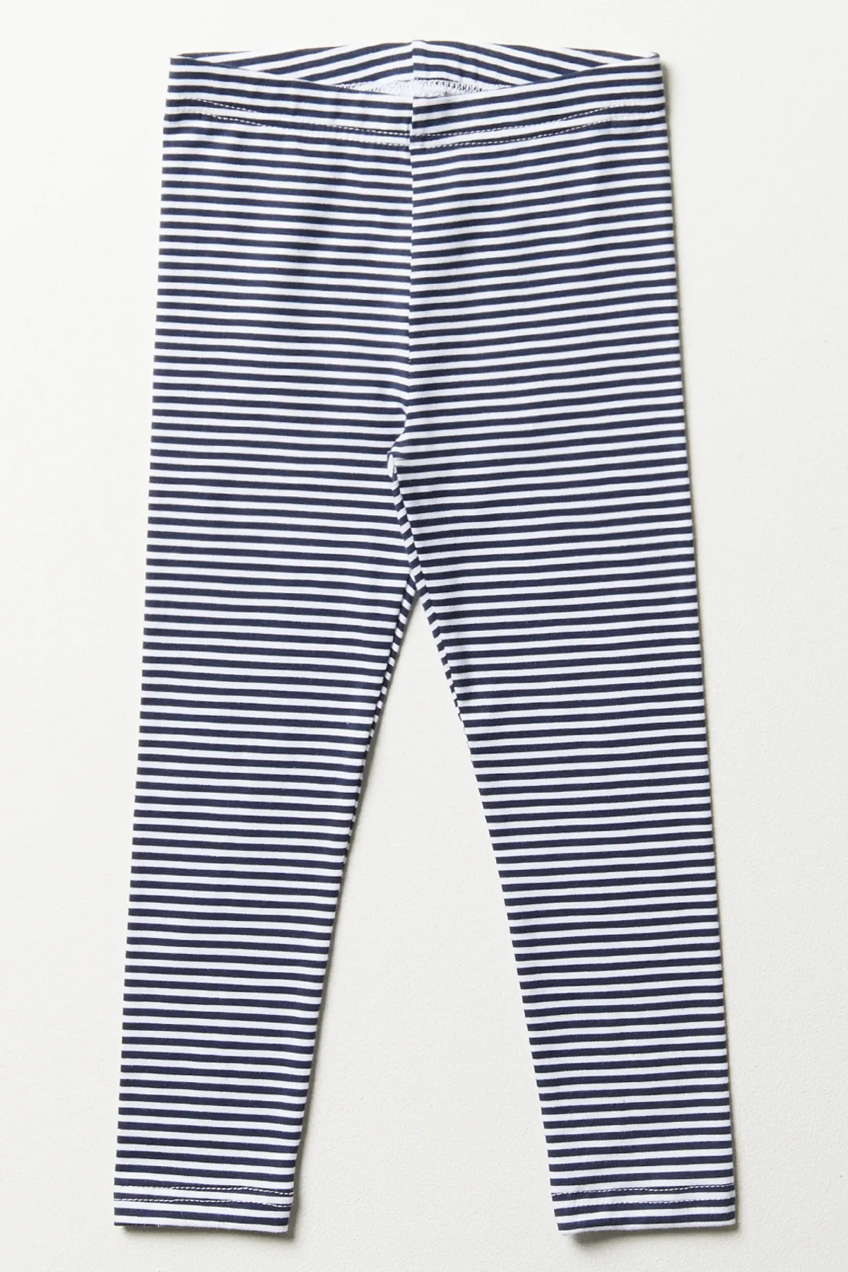 Stripe leggings navy & white - GIRLS 2-10 YEARS Bottoms & Jeans