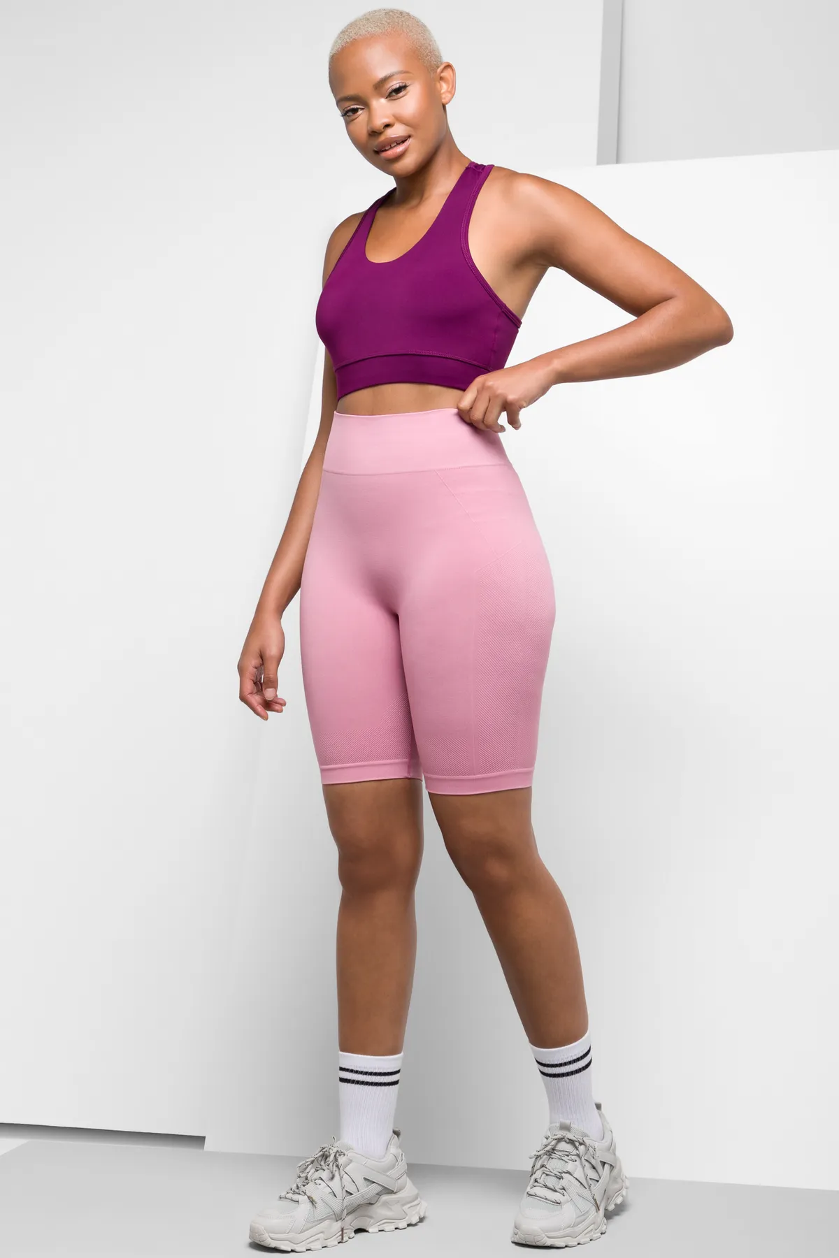 Seamfree cycle shorts pink - Women's Activewear Shorts